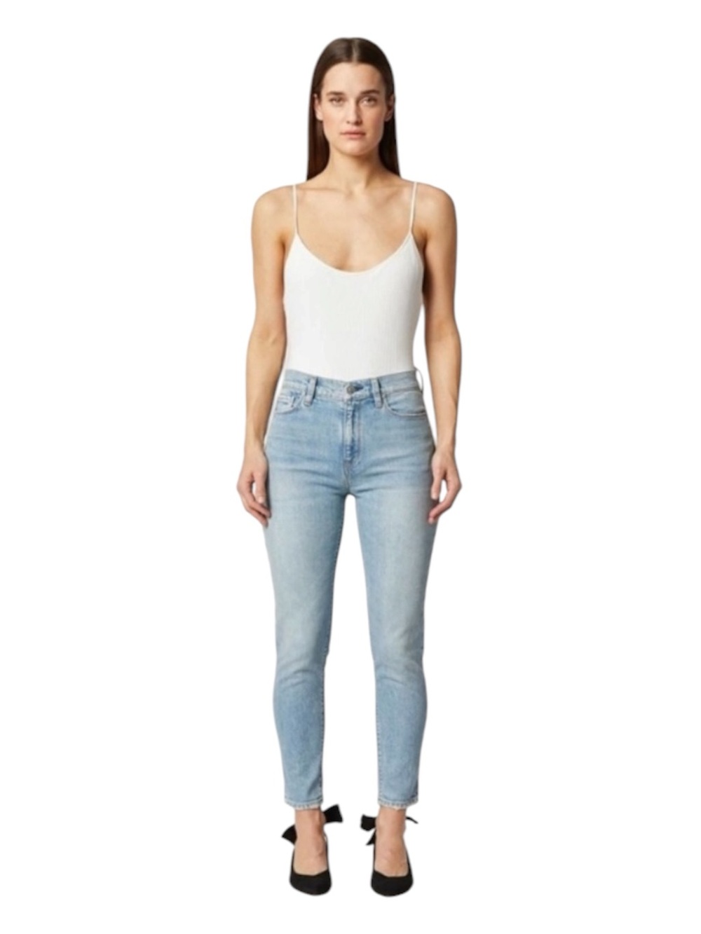 Hudson Jeans Bettie High Rise Taper Jeans